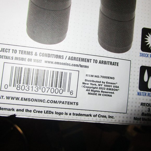 Bell + Howell Taclight High-Powered Tactical Flashlight 3 Pack - Picture 2 of 2